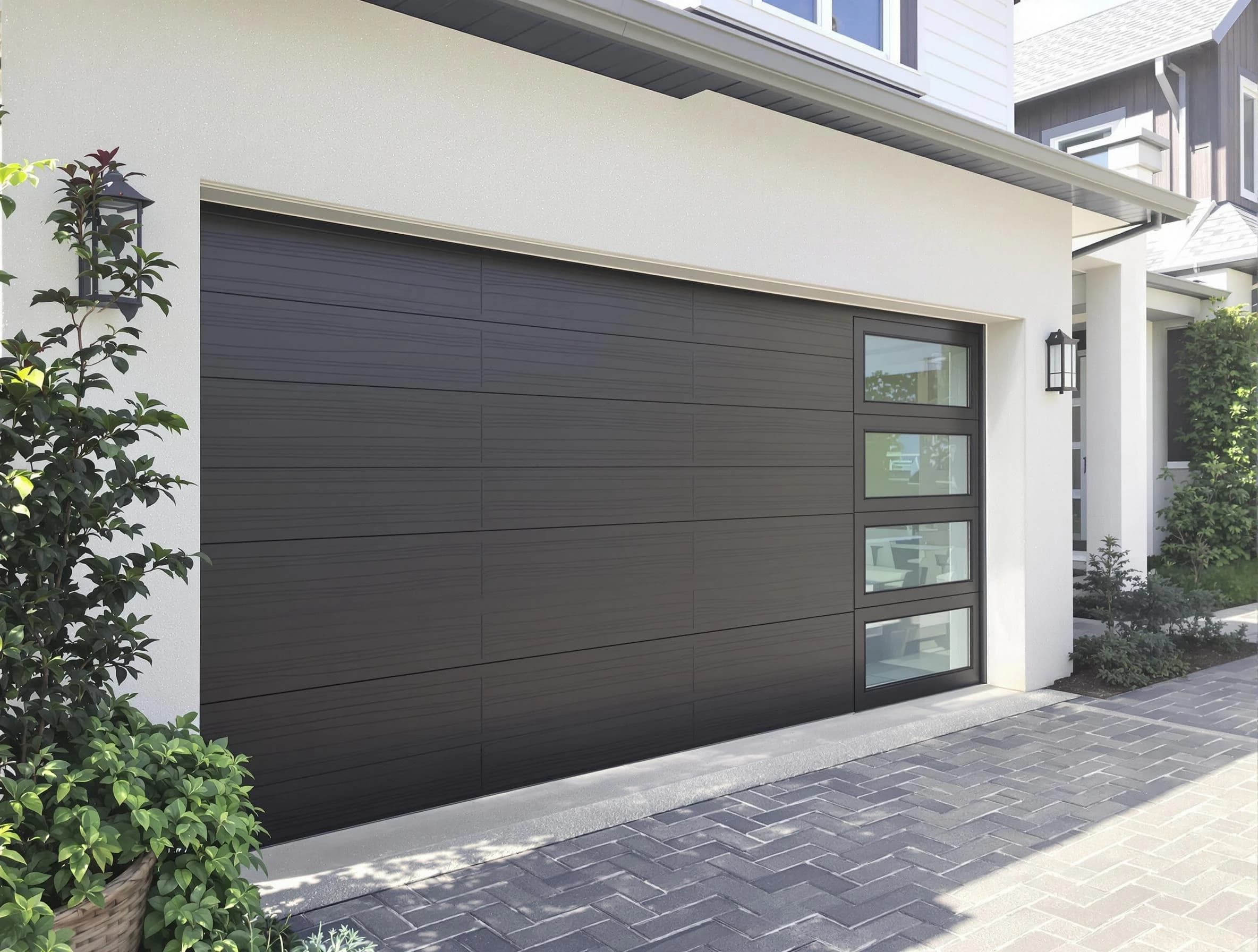 Custom garage door installation by Montgomery Garage Door Repair in Montgomery